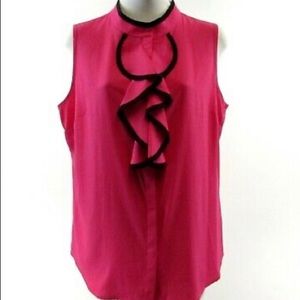 Sleeveless Ruffle Top